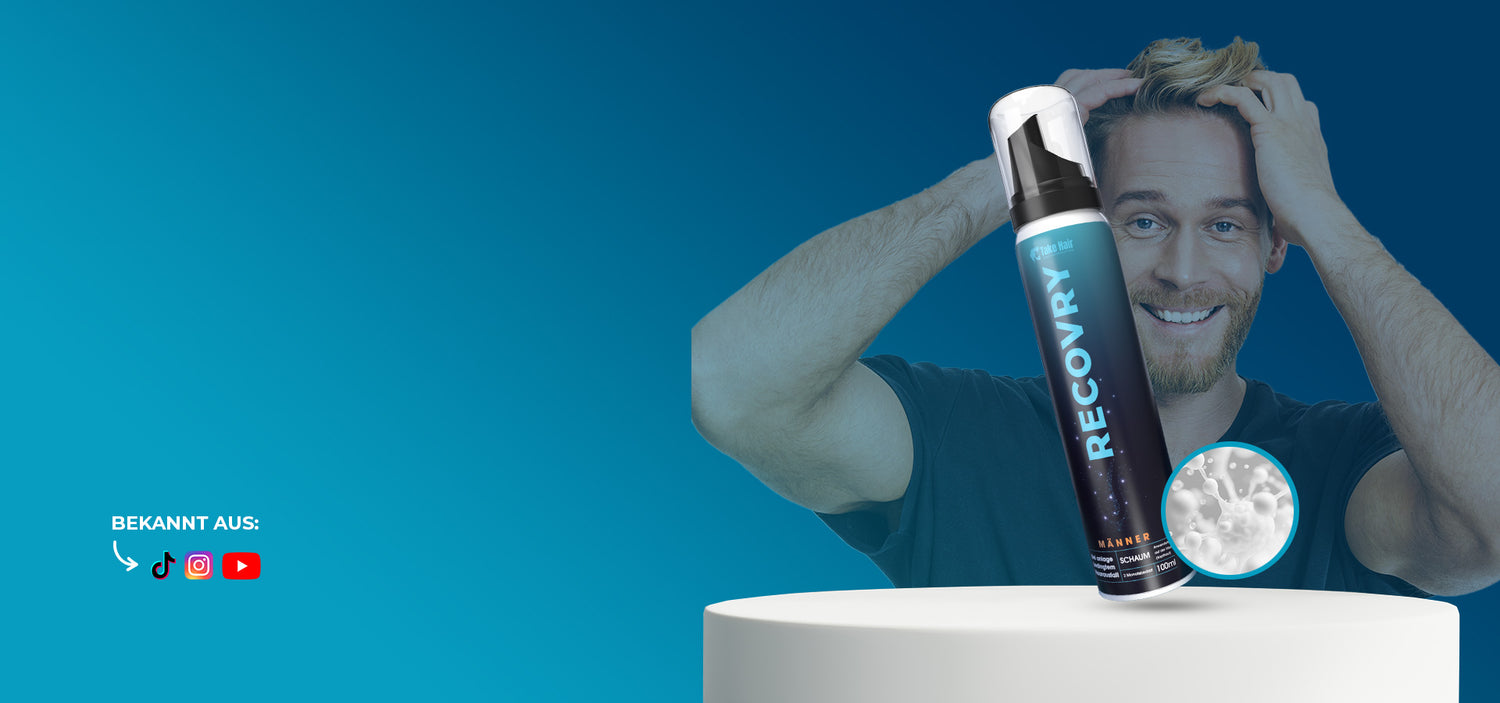Vorstellung des Recovry Anti Haarausfall Schaum für Herren