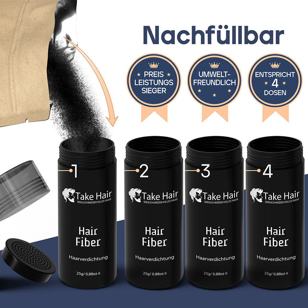 Streuhaar Haarpuder Nachfüllbeutel Nachfüllbar