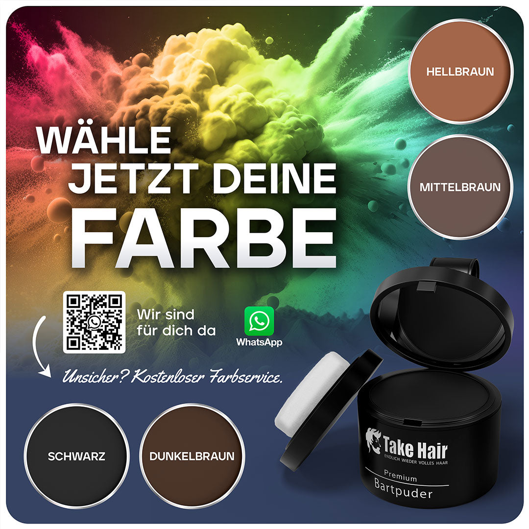Bartpuder 4g Wähle deinen Farbton