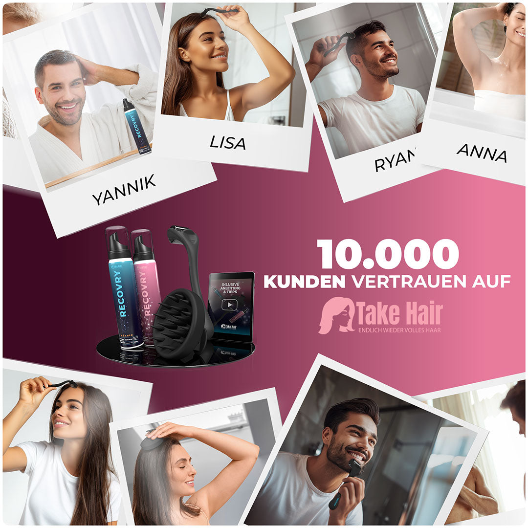 Anti Haarausfall Schaum für Frauen 10.000 zufriedene Kunden