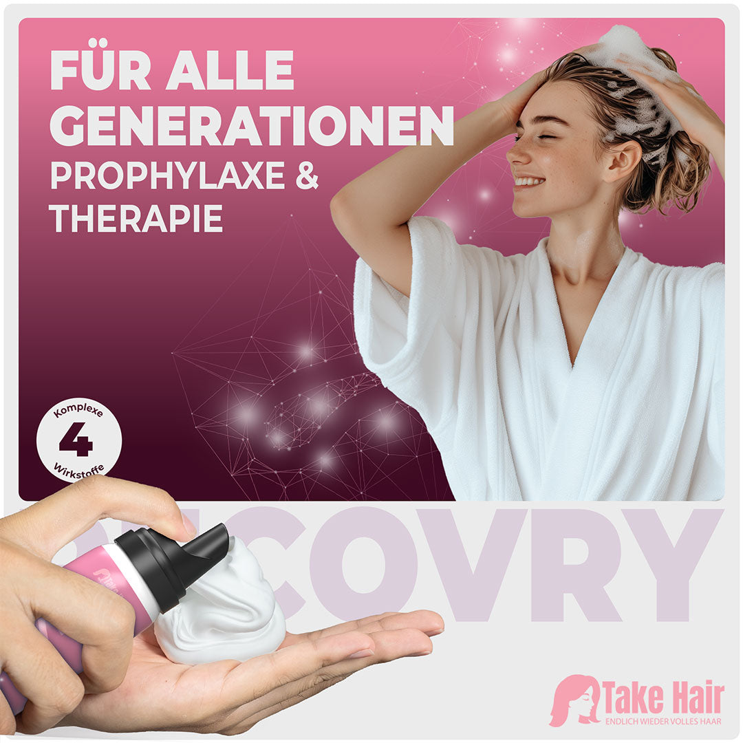 RECOVRY Anti Haarausfall Schaum für Frauen für alle Generationen