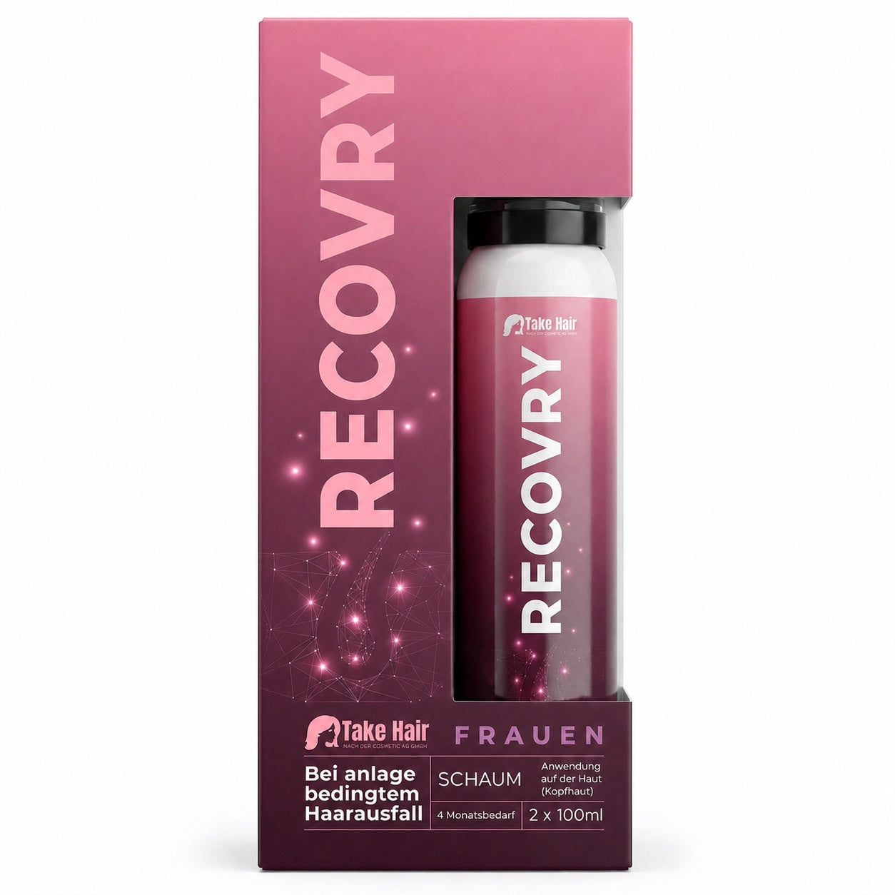 RECOVRY 4-Monats-Haarroutine für Frauen – 2 Dosen à 100 ml