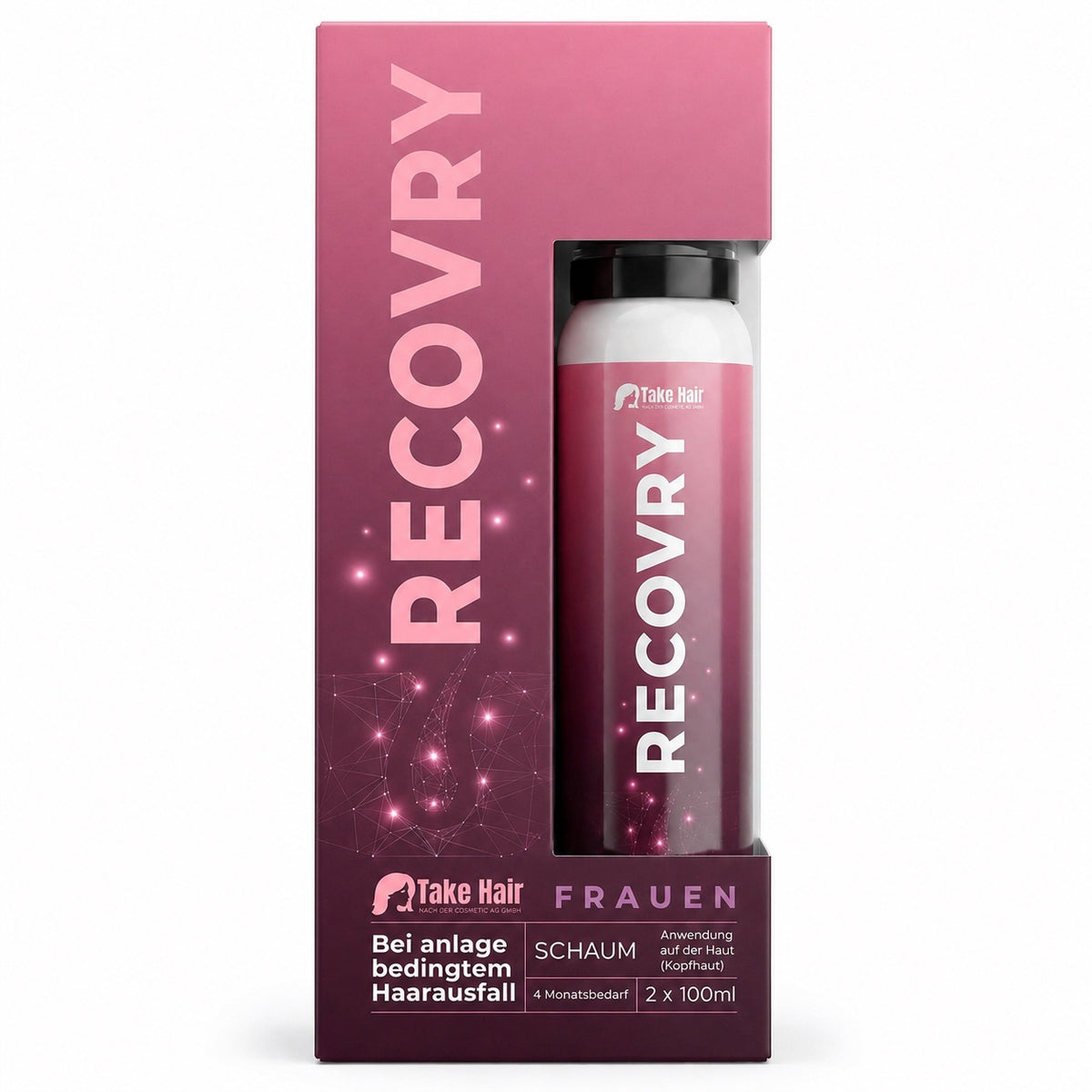 RECOVRY 4-Monats-Haarroutine für Frauen – 2 Dosen à 100 ml